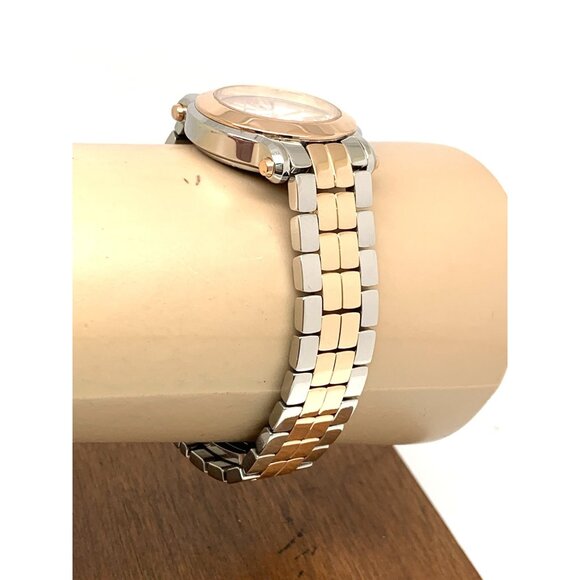 Chopard Happy Sport Women's Watch Diamond 278509-6004 Swiss Quartz Two Tone 30mm - Picture 13 of 15